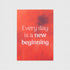 'New beginning' Postcard